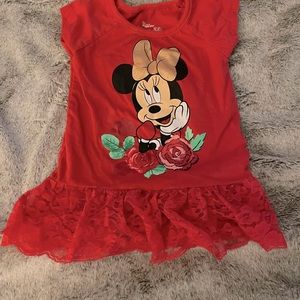 Red Mini Mouse Top